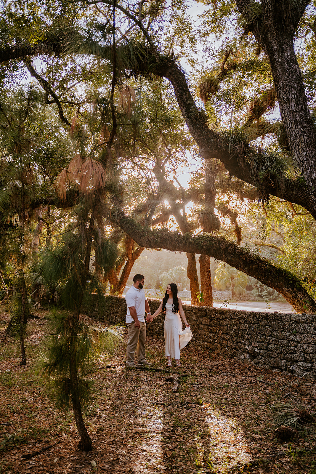 Man and woman in Matheson Hammock Park
