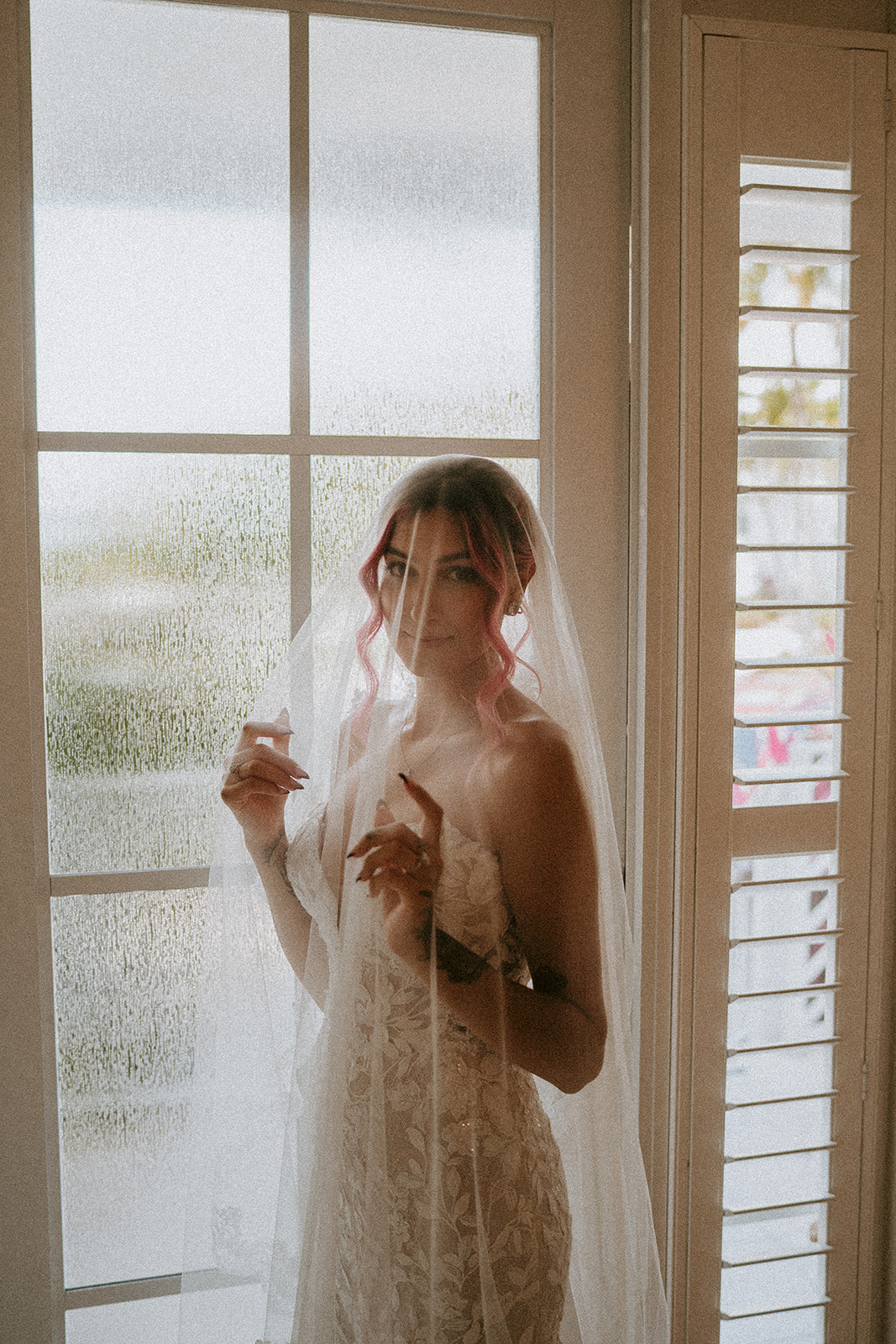 Bride at her destination wedding in the keys