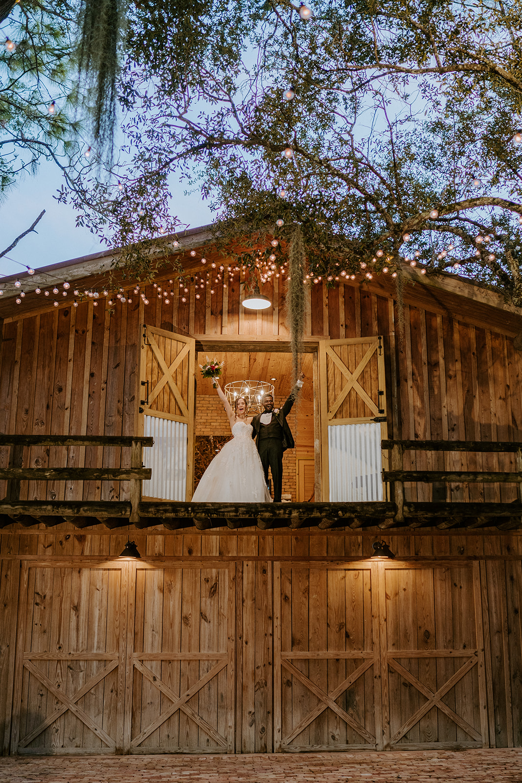 Bride and groom make grand entrance at their Miami wedding reception