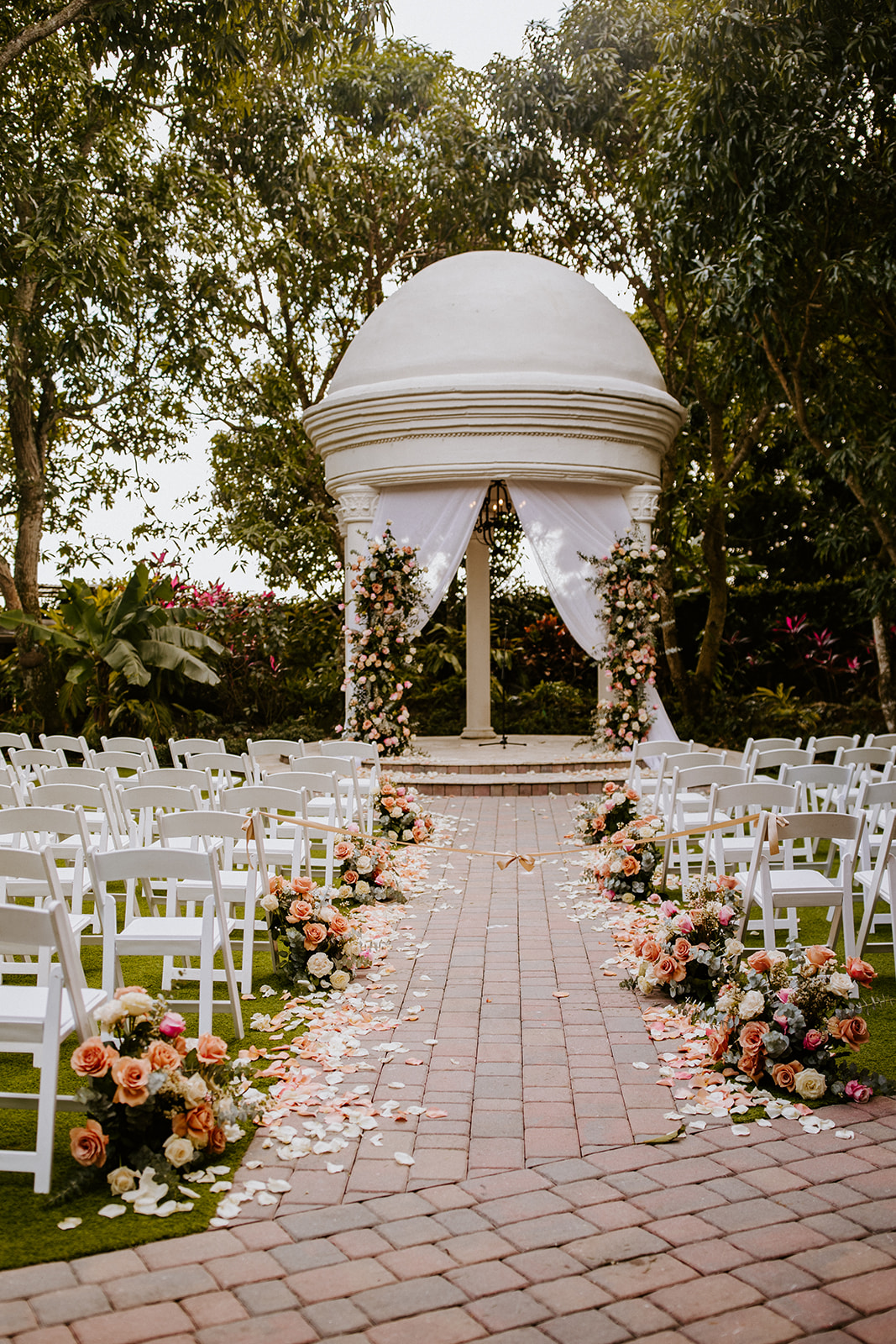 Villa Toscana wedding ceremony space